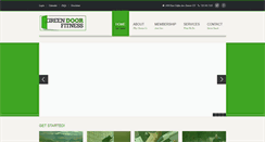 Desktop Screenshot of greendoorfitness.com